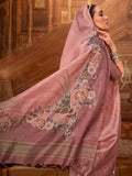 Astonishing Pink Hand Work Tussar Silk Designer Saree With Blouse