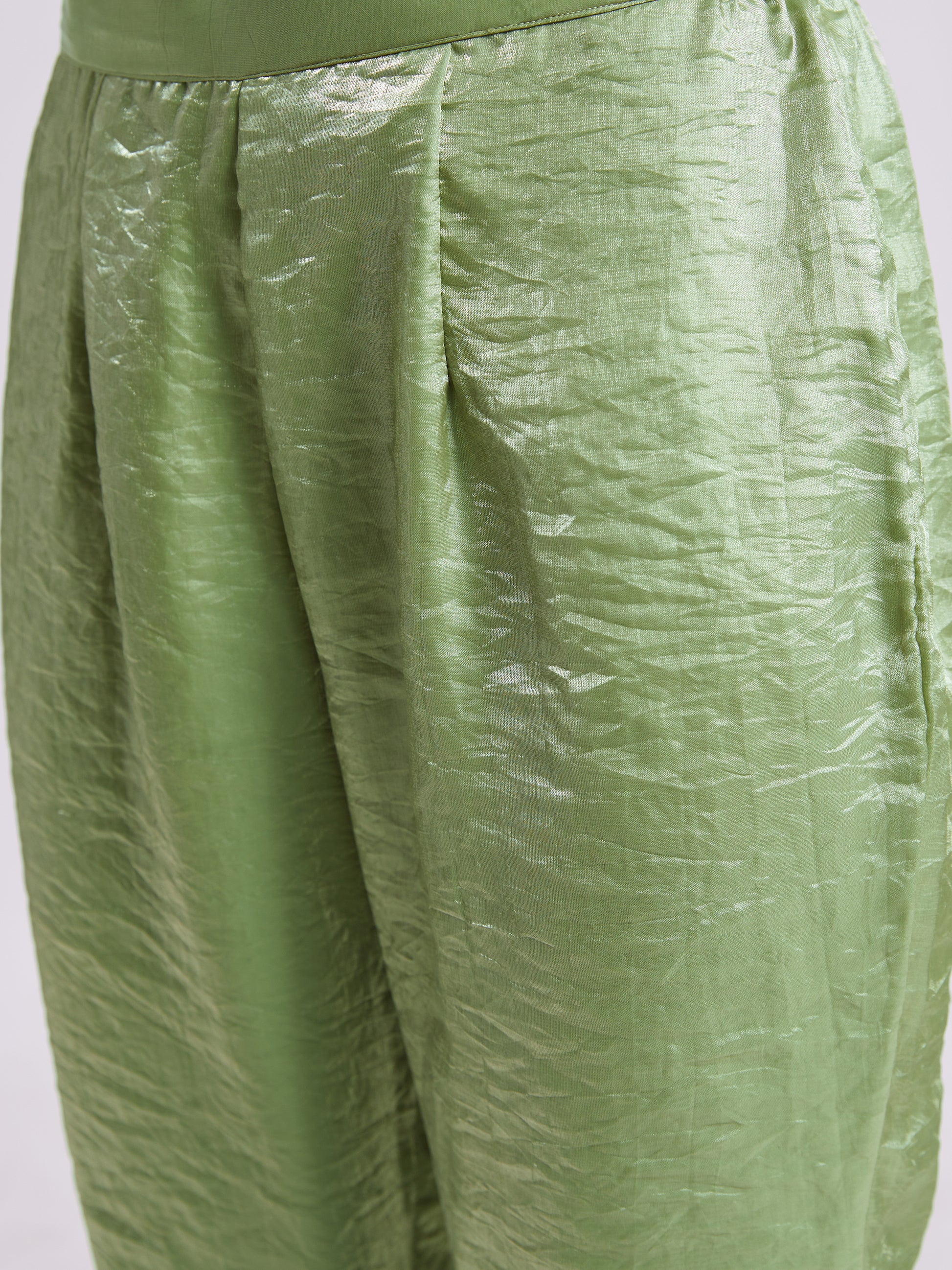 Astonishing Sea Green Organza Festival Wear Kurta With Pant - Zeel Clothing