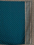Astonishing Teal Blue Bandhani Printed Silk Wedding Wear Saree - Zeel Clothing
