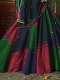 Attractive Multi-Color Cotton Navratri Lehenga Choli With Dupatta