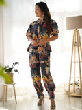 Attractive Multi-Color Digital Printed Rayon Stylish Co-Ord Set