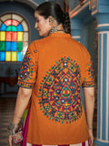 Attractive Multi-Color Rayon Navratri Lehenga Choli With Jacket - Zeel Clothing