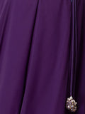 Attractive Purple Georgette Events Party Wear Lehenga Choli With Dupatta - Zeel Clothing