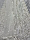 Attractive White Sequins Net Party Wear Lehenga Choli With Dupatta - Zeel Clothing