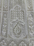 Attractive White Sequins Net Party Wear Lehenga Choli With Dupatta - Zeel Clothing