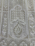 Attractive White Sequins Net Party Wear Lehenga Choli With Dupatta - Zeel Clothing