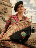 Awesome Black Zari Weaving Silk Events Wear Saree With Blouse - Zeel Clothing