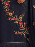 Awesome Blue Zari Embroidered Georgette Salwar Suit - Zeel Clothing