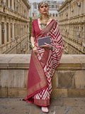 Awesome Multi-color Weavon Work Silk Designer Saree With A Blouse - Zeel Clothing