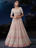 Awesome White Sequins Net Traditional Lehenga Choli With Dupatta - Zeel Clothing