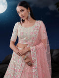 Awesome White Sequins Net Traditional Lehenga Choli With Dupatta - Zeel Clothing