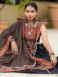 Beautiful Black Cotton Navratri Lehenga Choli With Dupatta - Zeel Clothing