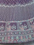 Beautiful Light Purple Sequins Georgette Lehenga Choli With Dupatta - Zeel Clothing