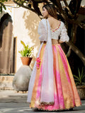 Beautiful Multi-color Leheriya Printed Silk Function Wear Lehenga Choli - Zeel Clothing