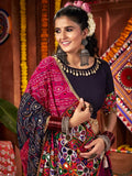 Beautiful Multi-Color Thread Work Cotton Navratri Wear Lehenga Choli - Zeel Clothing