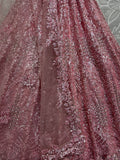 Beautiful Pink Sequins Heavy Net Engagement Wear Lehenga Choli - Zeel Clothing