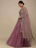 Beautiful Pink Sequins Party Wear Lehenga Choli With Net Dupatta - Zeel Clothing