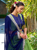 Beautiful Pista Green Zari Weaving Art Silk Traditional Half Saree Lehenga - Zeel Clothing