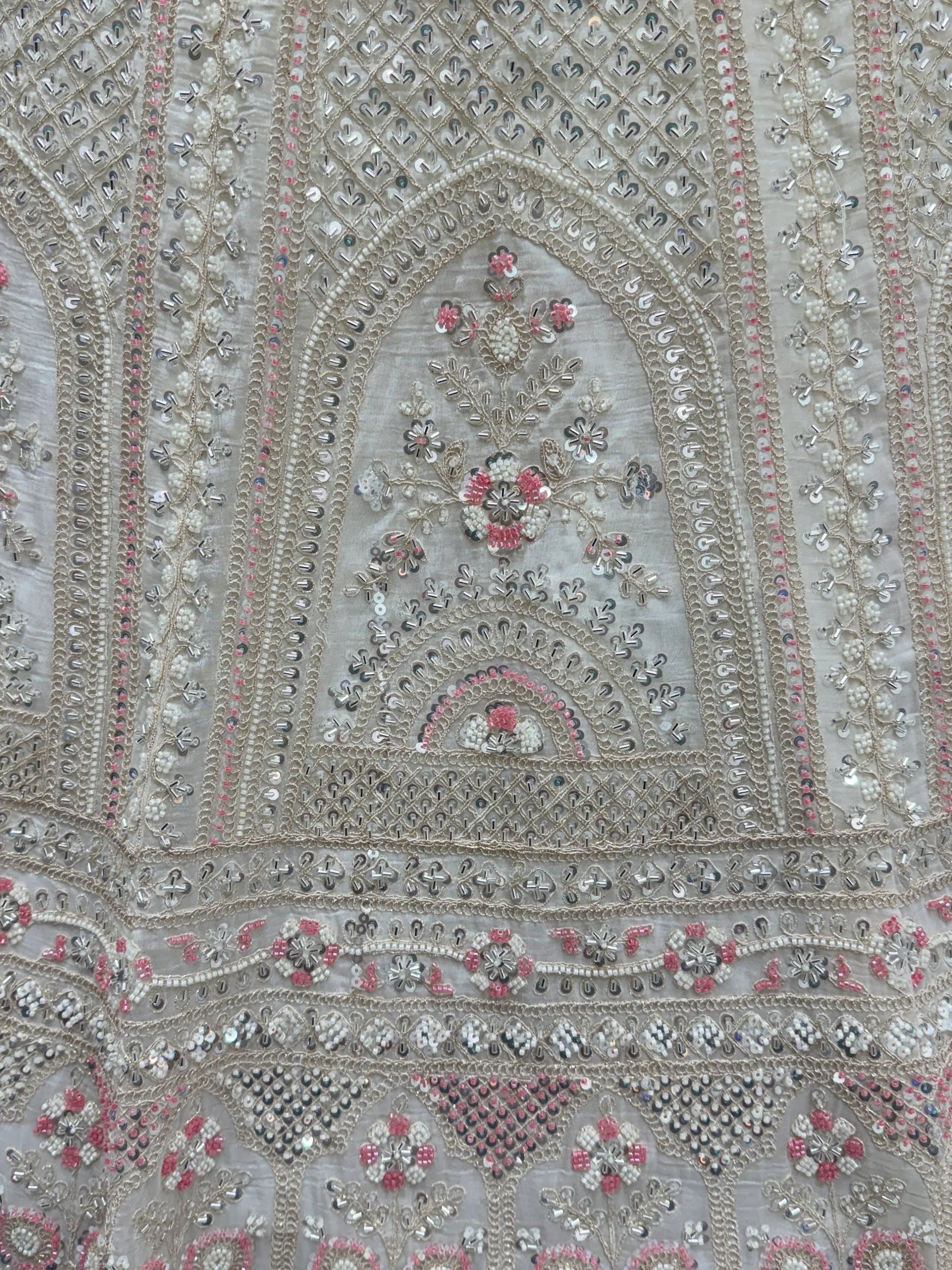 Beautiful White Heavy Embroidered Satin Sangeet Wear Lehenga Choli With Dupatta