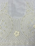 Beautiful White Thread Work Net Designer Lehenga Choli With Dupatta - Zeel Clothing