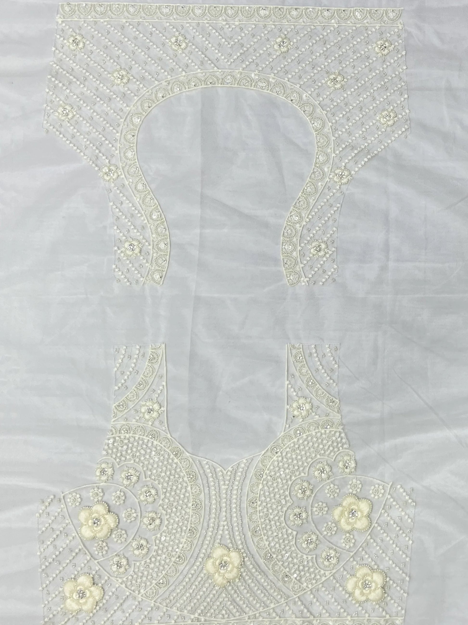 Beautiful White Thread Work Net Designer Lehenga Choli With Dupatta - Zeel Clothing