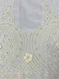 Beautiful White Thread Work Net Designer Lehenga Choli With Dupatta - Zeel Clothing