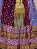 Beautiful Wine Color Sequins Silk Designer Lehenga Choli With Dupatta - Zeel Clothing