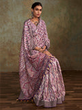 Bewitching Multi-Color Digital Printed Silk Traditional Saree With Blouse - Zeel Clothing