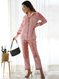 Bewitching Peach Printed Cotton Readymade Co-Ord Set