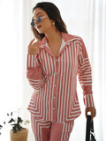 Bewitching Peach Printed Cotton Readymade Co-Ord Set