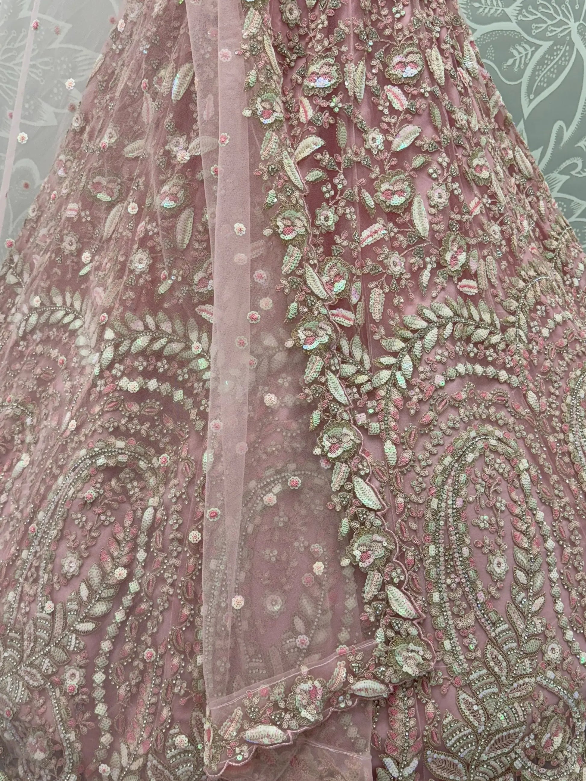 Bewitching Pink Dori Work Net Engagement Wear Lehenga Choli With Dupatta - Zeel Clothing