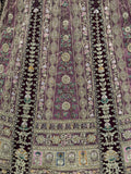 Captivating Maroon Multi Thread Work Net Bridesmaid Lehenga Choli With Dupatta