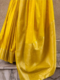 Captivating Mustard Yellow Zari Weaving Silk Haldi Wear Saree - Zeel Clothing