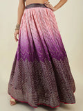 Captivating Purple Sequins Art Silk Events Wear Lehenga Choli - Zeel Clothing