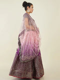 Captivating Purple Sequins Art Silk Events Wear Lehenga Choli - Zeel Clothing