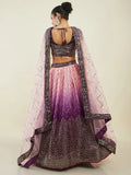 Captivating Purple Sequins Art Silk Events Wear Lehenga Choli - Zeel Clothing