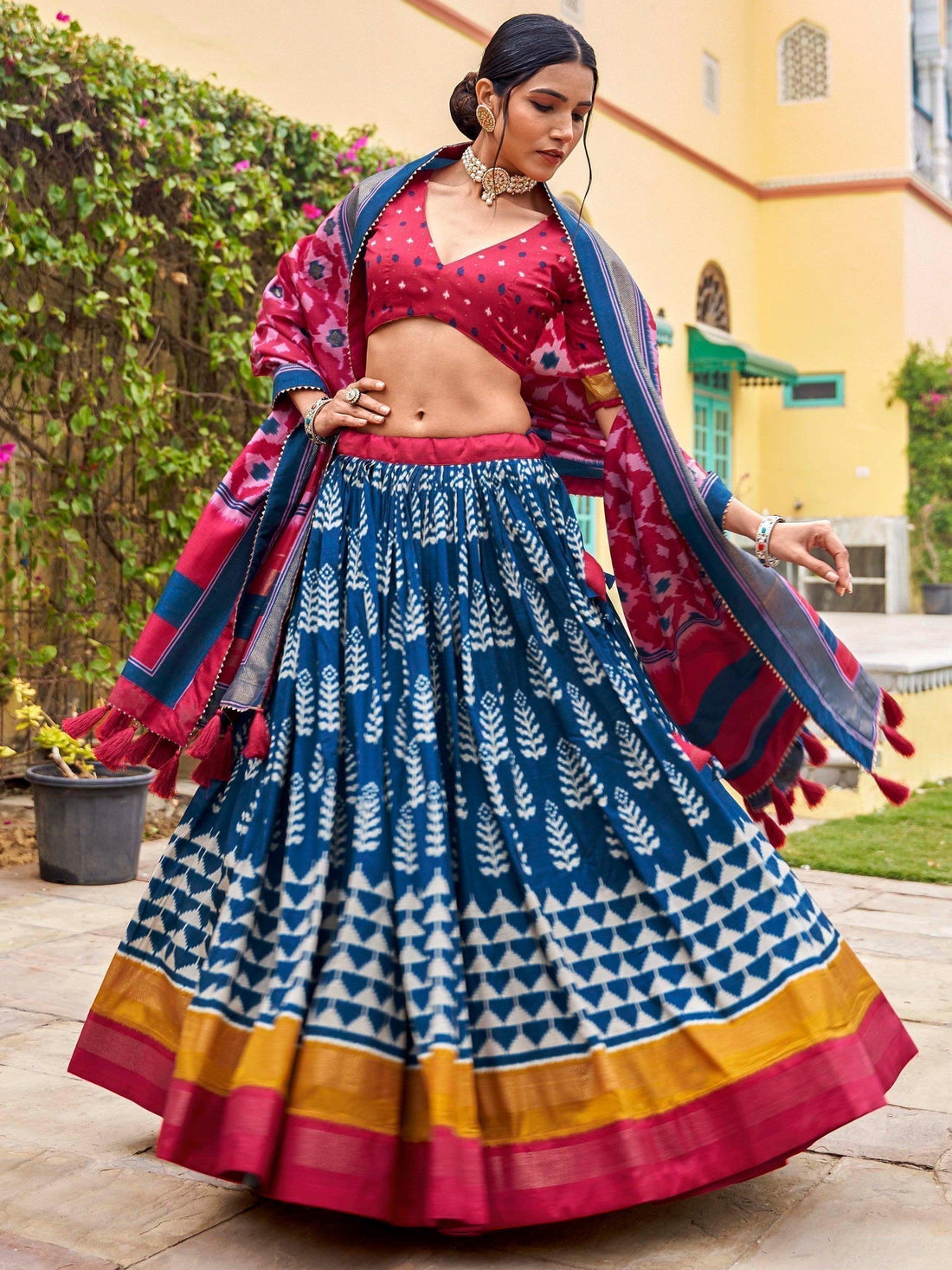 Charming Blue Foil Work Silk Function Wear Lehenga Choli With Dupatta
