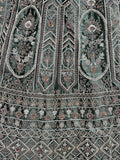 Charming Green Velvet Bridal Lehenga Choli With Double Dupatta - Zeel Clothing