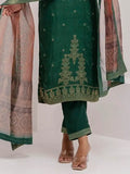Charming Green Zari Weaving Viscose Silk Mehendi Wear Pant Suit With Dupatta - Zeel Clothing