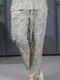 Charming Grey Digital Printed Rayon Top Palazzo Co-Ord Set - Zeel Clothing