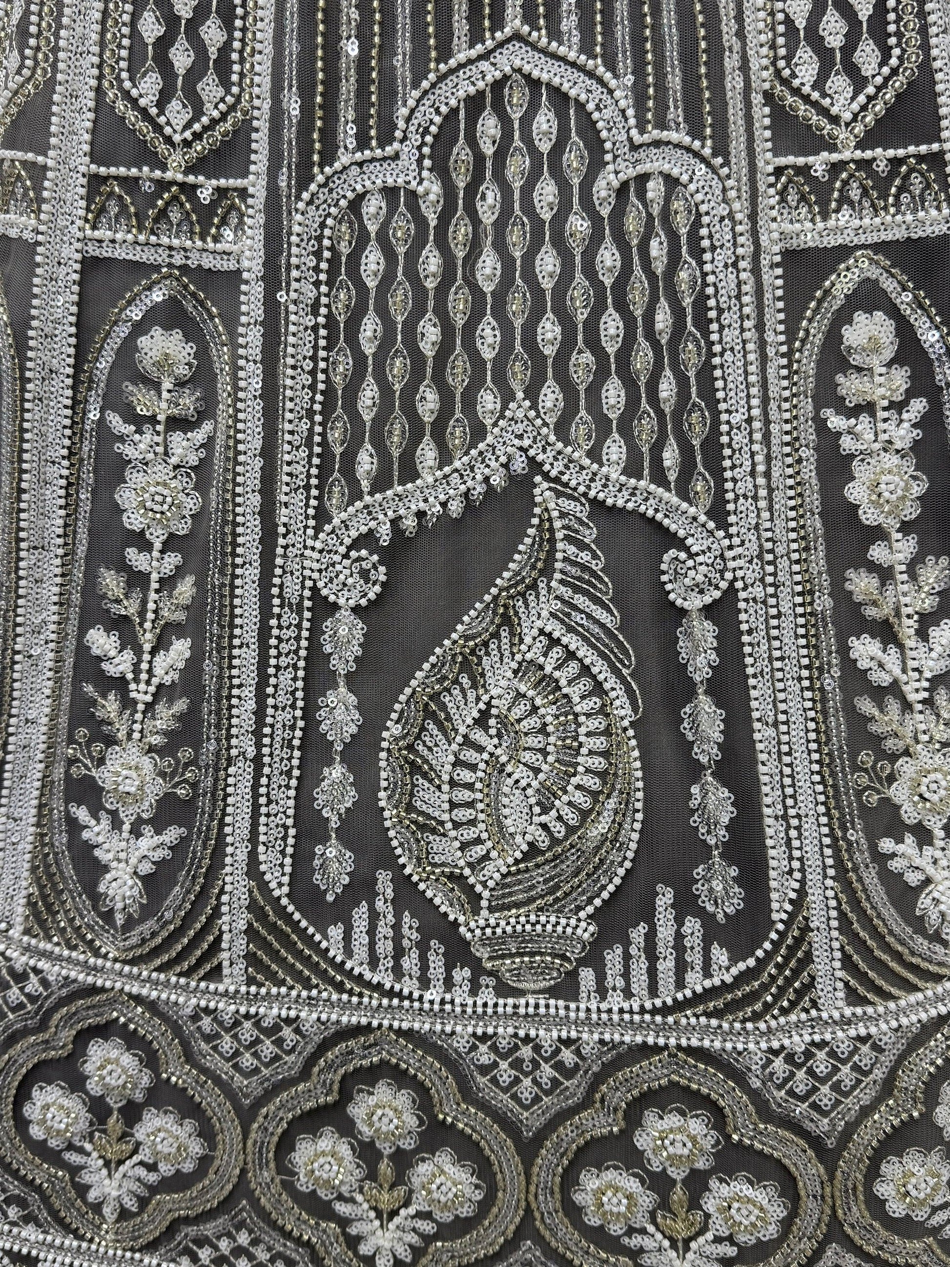 Charming Grey Embroidered Net Bridesmaid Lehenga Choli With Dupatta - Zeel Clothing