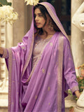 Charming Lavender Embroidered Silk Event Wear Palazzo Suit - Zeel Clothing