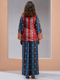 Charming Navy Blue Printed Muslin Silk Party Wear Co-Ord Set - Zeel Clothing