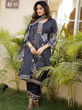 Classy Black  Digital Print Chinon Party Wear Palazzo Suit