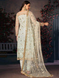 Comforting Light Sea Green Thread Embroidery Readymade Salwaar Kameez - Zeel Clothing
