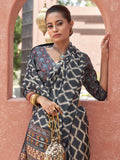 Dazzling Black Digital Printed Crepe Traditional Saree With Blouse - Zeel Clothing