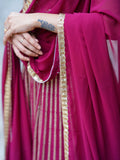 Dazzling Magenta Sequins Georgette Engagement Wear Lehenga Choli - Zeel Clothing