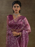 Dazzling Magenta Zari Weaving Organza Bollywood Pre-Stitched Saree With Blouse - Zeel Clothing