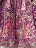 Dazzling Purple Banarasi Silk Bridesmaid Lehenga Choli With Dupatta - Zeel Clothing