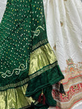 Dazzling White Thread-Work Silk Wedding Wear Lehenga Choli - Zeel Clothing